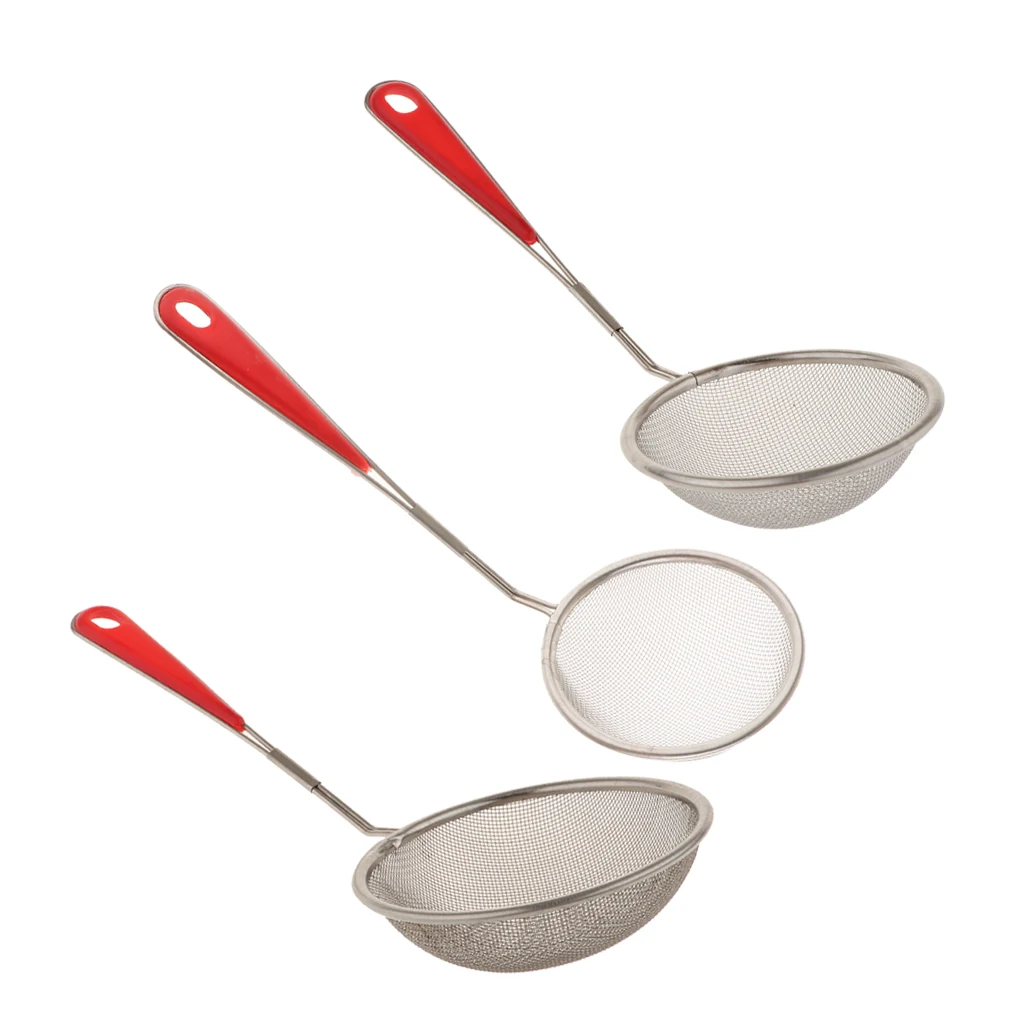 Кухонное ситечко MagiDeal для приготовления пищи или слив полированный Ювелирный