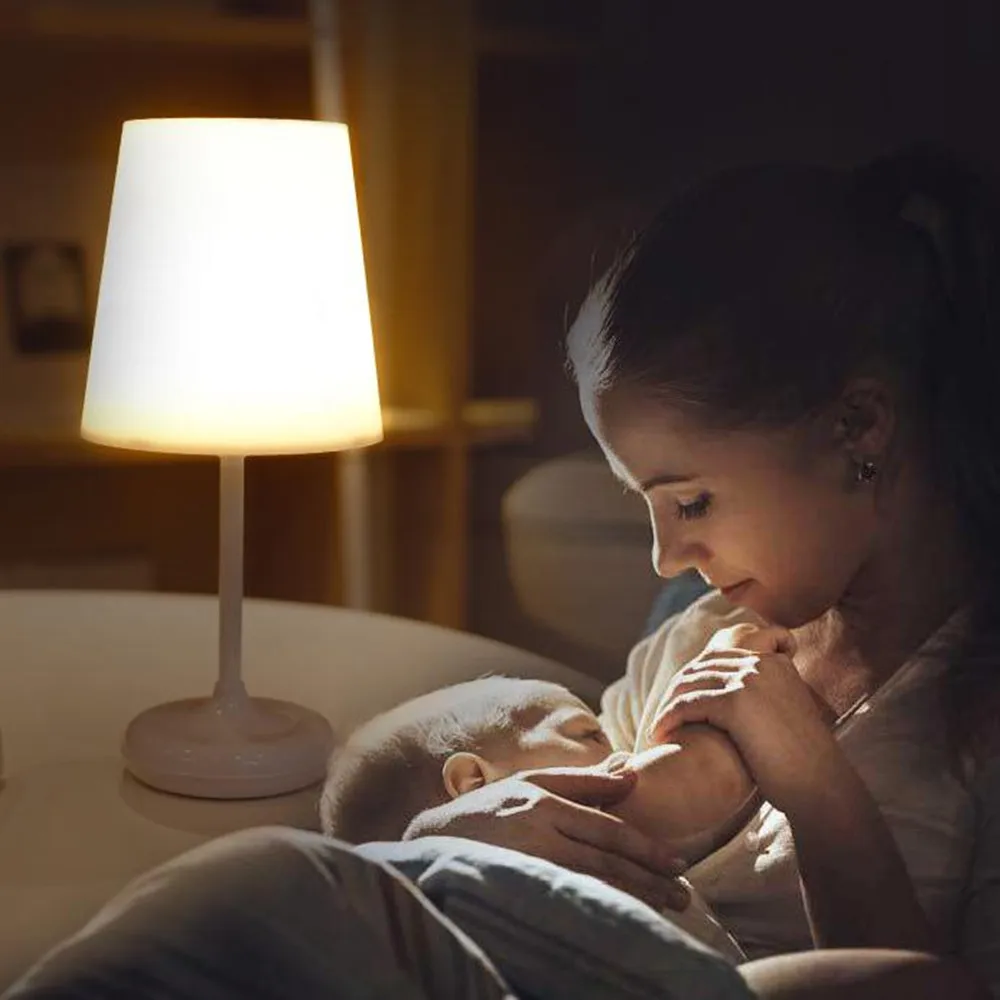 USB Перезаряжаемый сенсорный затемняющий Ночной светильник в сдержанном стиле с