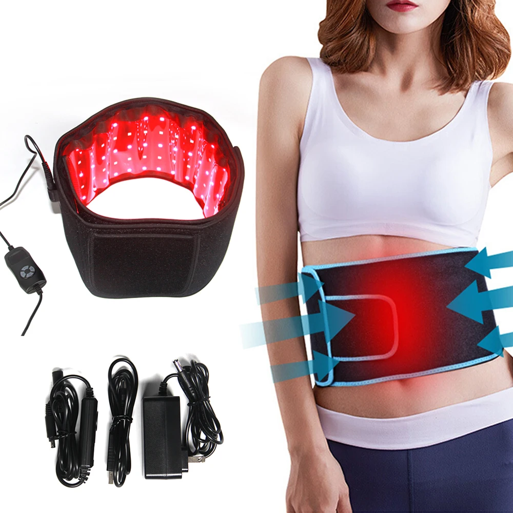 Red Light Therapy Belt LED Infrared Therapy Belt Wave Length 660nm  850nm For Weight Loss Reduce Joint Pain Treat Inflammation