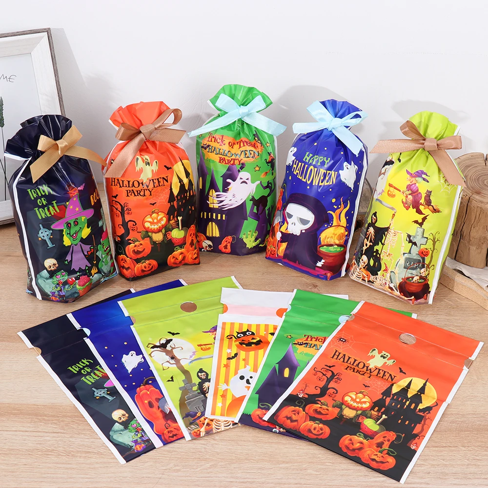 10 шт. сумки для конфет на Хэллоуин милая Подарочная сумка детский подарок тыква