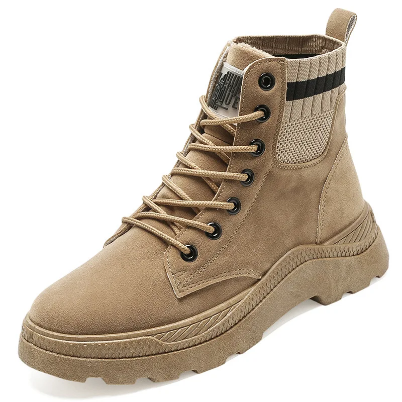 

2020 New Women's Fashion Retro Flat Strap Versatile Classic Increase Comfortable Slip Non-slip Suede Warm Casual Boots B20-10