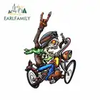 EARLFAMILY 13 см x 8,9 см для Жнецов поплавок череп мотоцикл автомобильные стикеры аниме автомобильные аксессуары устойчивая к царапинам виниловая наклейка
