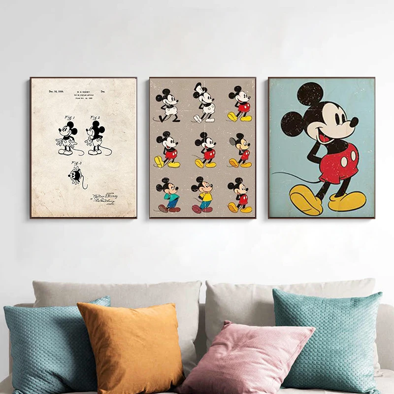 

Disney Anime 5D Diamond Painting Nordic Kindergarten Anime Character Mickey Comics Cartoon Wall Art Pictures for Living Room
