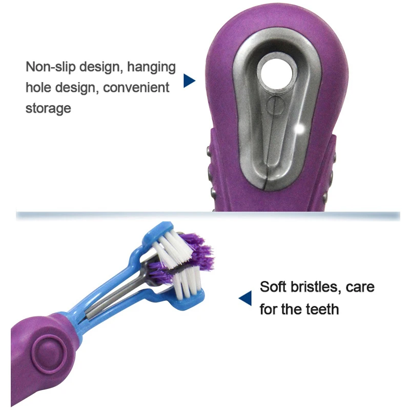 Зубная щетка для собак трехзубная чистки зубов собаки| |