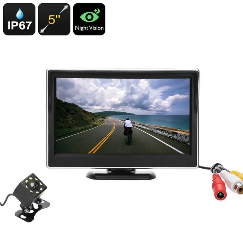 Автомобильный монитор вкладыш зеркало заднего вида резервного копирования