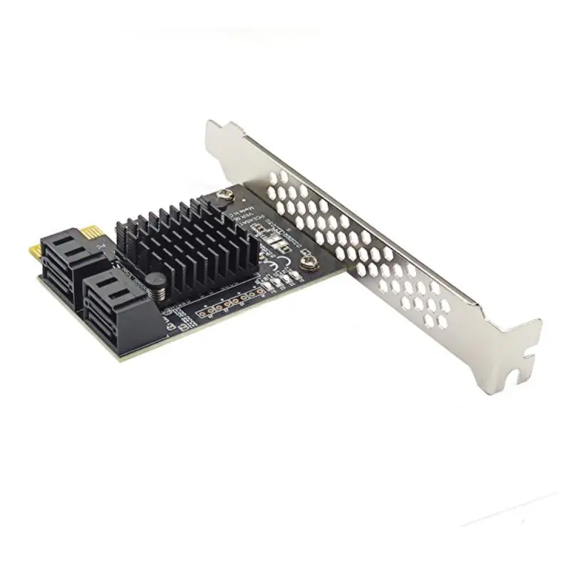 SATA PCI e Adapter 6 Ports 3.0 to Express x4 Expansion Card SATA3.0 PCIe PCI-e Controller for HDD ASMedia ASM1064 | Компьютеры и офис