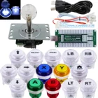 Игровой контроллер для аркадных игр SJ @ JX, USB-кодировщик, светодиодный микропереключатель, джойстик, геймпад для Xbox360 Nintendo Switch HitBox Raspberry Pi