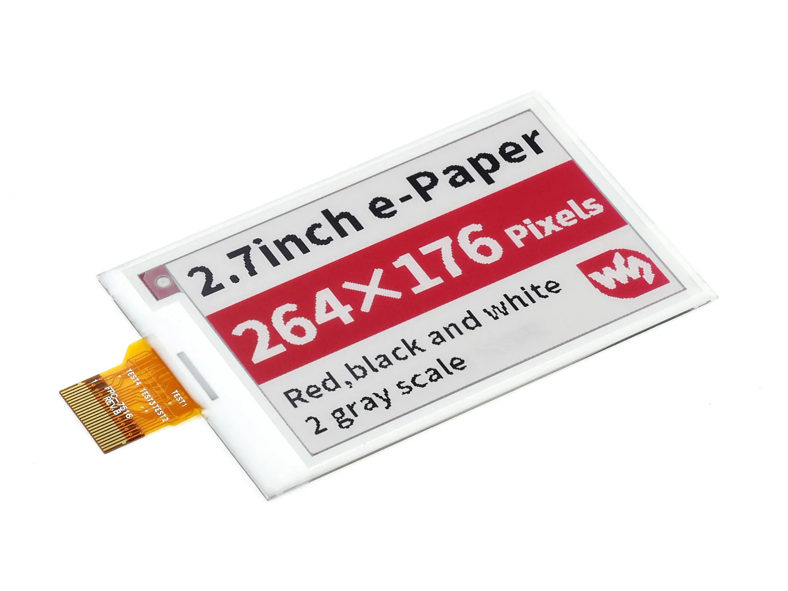 2 7 дюймовый E Ink Дисплей Панель 264x176 электронной бумаги Модуль красные черные