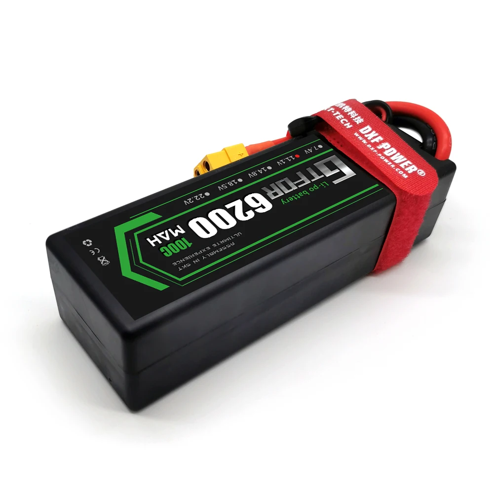Жесткий чехол GTFDR 6200 мАч 11 1 В 100C 200 3S LiPo RC Battery для радиоуправляемых внедорожников