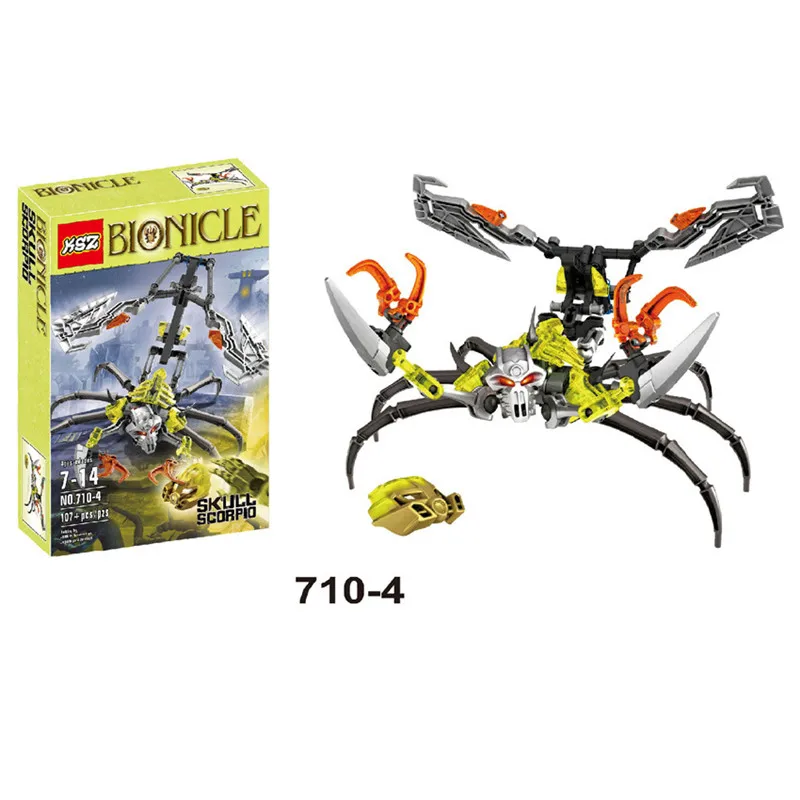 

Bricks Kids Action Figures Evo Bionicle Building-Blocks Robot Star Hero Factory Rocka Breez Toys For Children Boy Gifts KSZ710