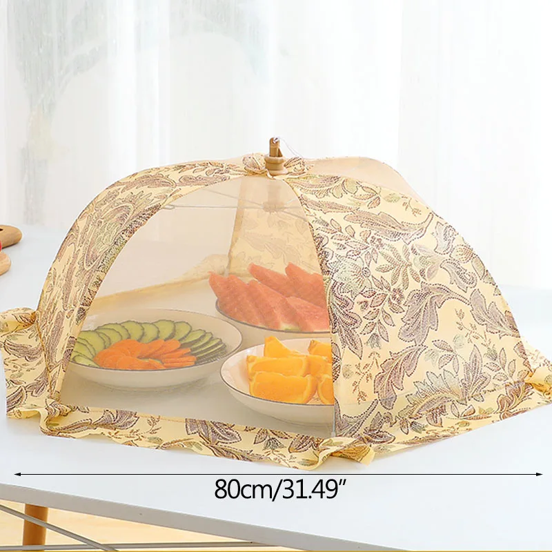 

Foldable Dustproof Food Cover Home Decoration Household Items Dish Covers Table Covers Kitchen Accessories Gadgets