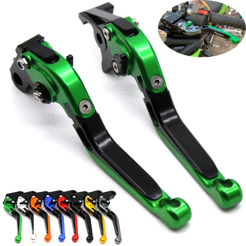 Фото Для KAWASAKI ZX-10R ZX-6R Z1000 Z1000SX Z750R NINJA 1000 ZX10R ZX6R аксессуары для мотоциклов складной выдвижной рычаг тормозной муфты №1