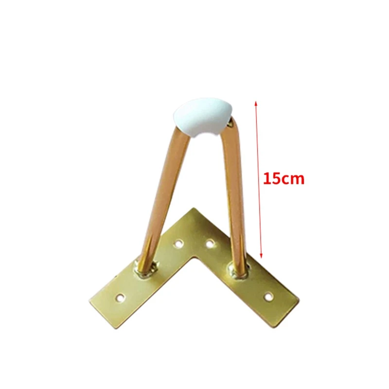 4 шт. Золотая Шпилька Защитные ножки для мебели дивана мебель ног кофейные чайные