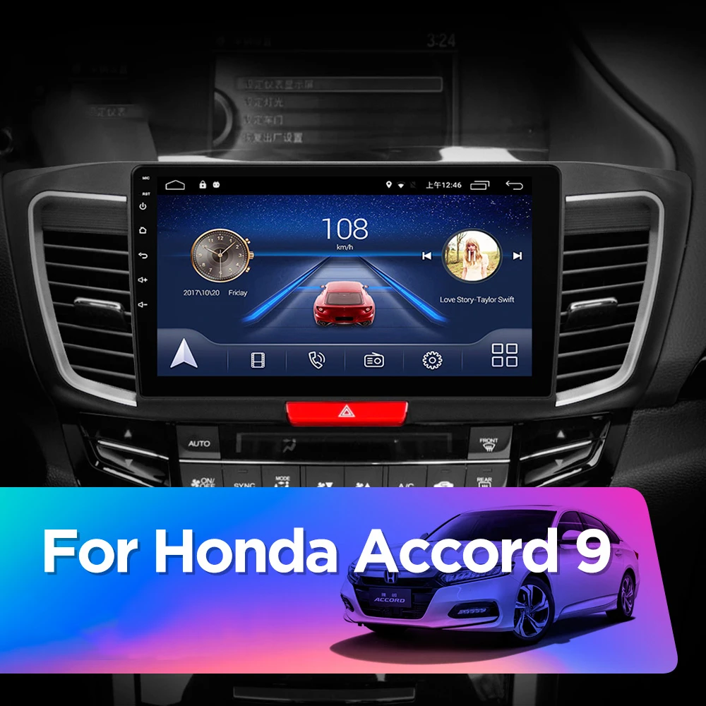 Автомобильный мультимедийный плеер автомагнитола 2 Din на Android 10 1 с GPS FM USB 9 0 дюйма