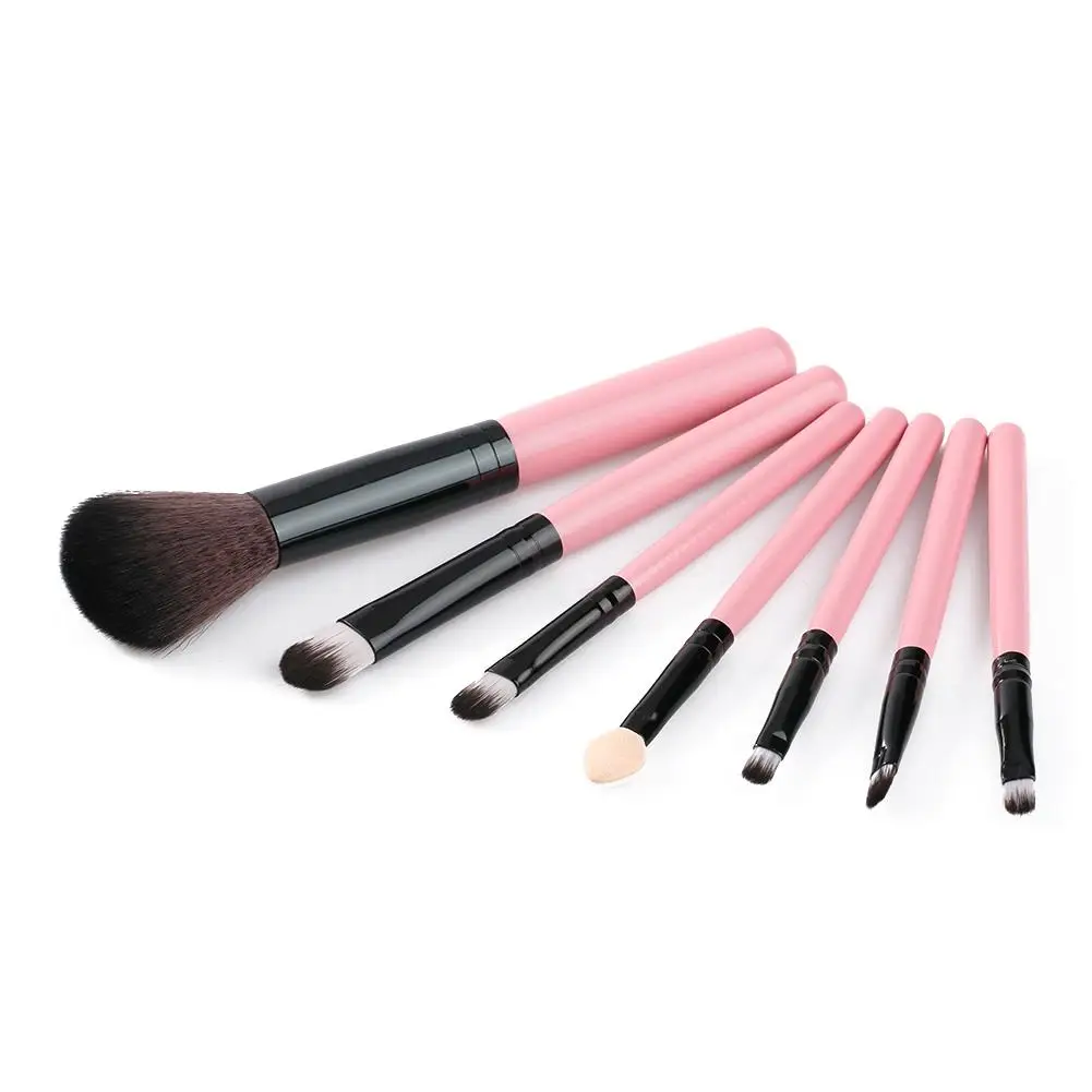 7 шт./компл. Профессиональный набор кистей для макияжа Тени век Румяна