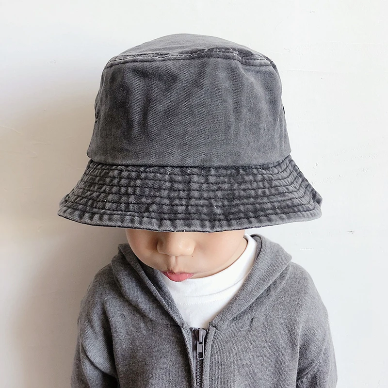 

2021 New Foldable Fisherman Hat Washed Denim Bucket Hats Unisex Fashion Bob Caps Hip Hop Gorros Men Women Panama Bucket Cap