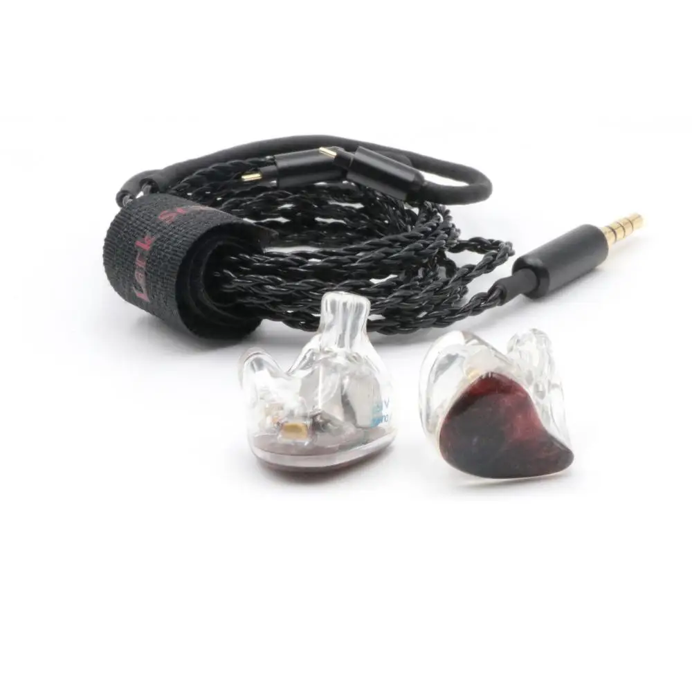 

Lark Studio LSIV 4BA Balanced Armature HiFi in-Ear Monitor DJ Studio with Detachable Cable 2Pin 0.78mm Plug Earphones Earbuds