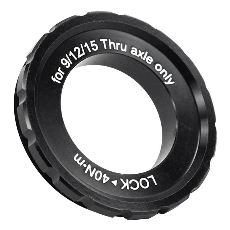 

Bicycle Center Lock Disc Brake Hub Rotor Lockring for 9mm 12mm15mm Axle Center Lock Cover Ring