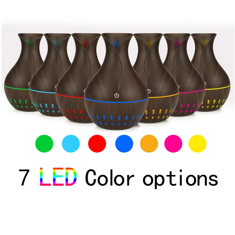 Ароматический увлажнитель воздуха 130 мл ультразвуковой с эфирным маслом и