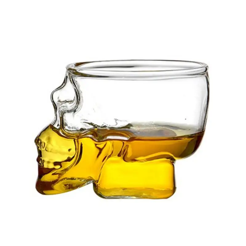 Crystal Skull Head Cup Shot Glass For Whiskey Wine Vodka Transparent Home Drinking Gift |