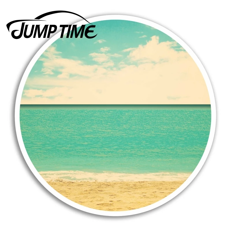 Прыгать время солнечного пляжа винил Стикеры s Ocean море удовольствия Чемодан