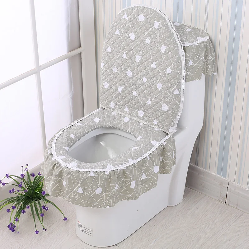 Аксессуары для унитаза O style моющиеся аксессуары из трех предметов на молнии|toilet