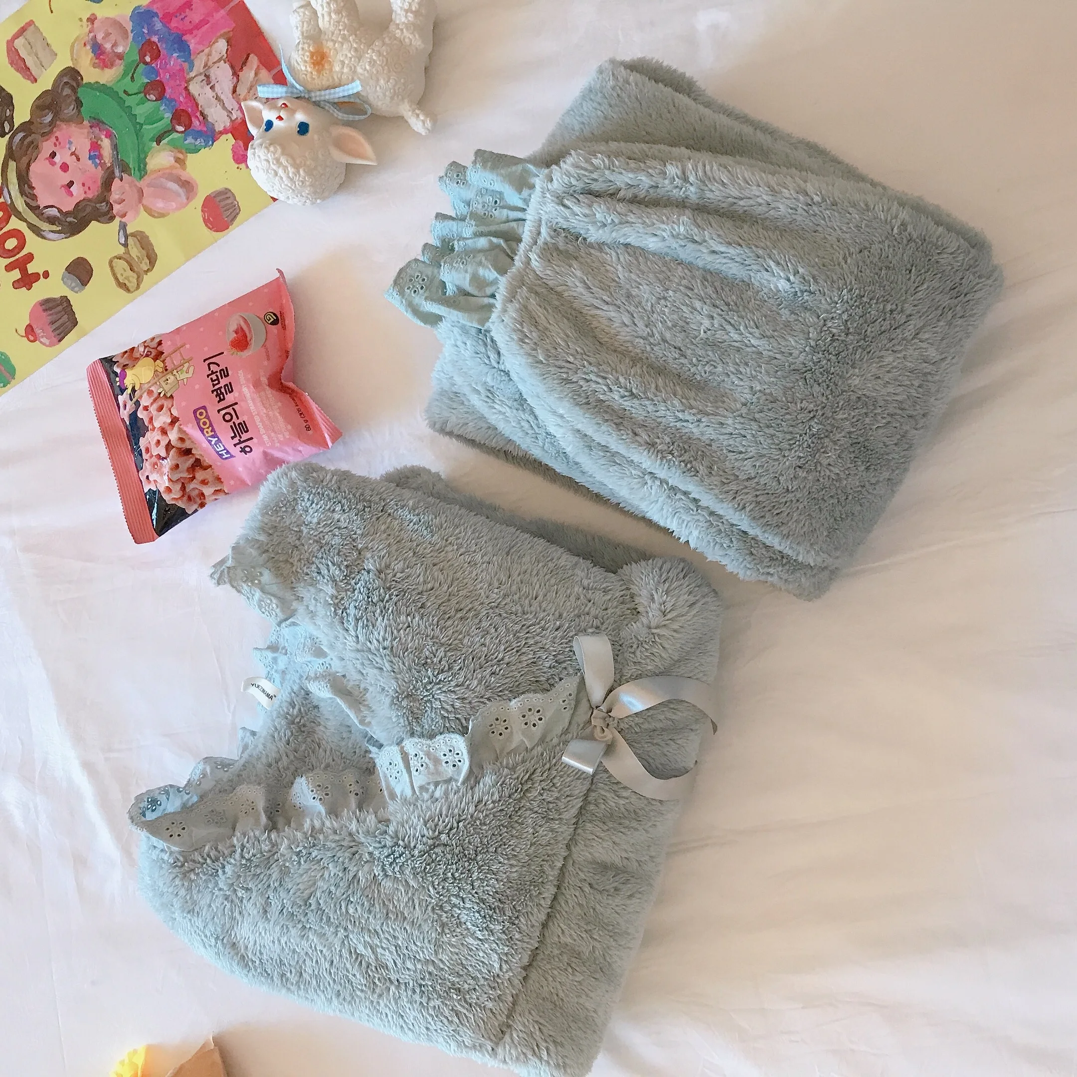 Пижама для кормящих матерей Одежда беременных зимняя фланелевая мягкая удобная