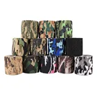 5 см * 4,5 м Нетканая камуфляжная повязка самоклеящаяся эластичная походная охотничья эластичная камуфляжная повязка инструмент для выживания туризма на природе