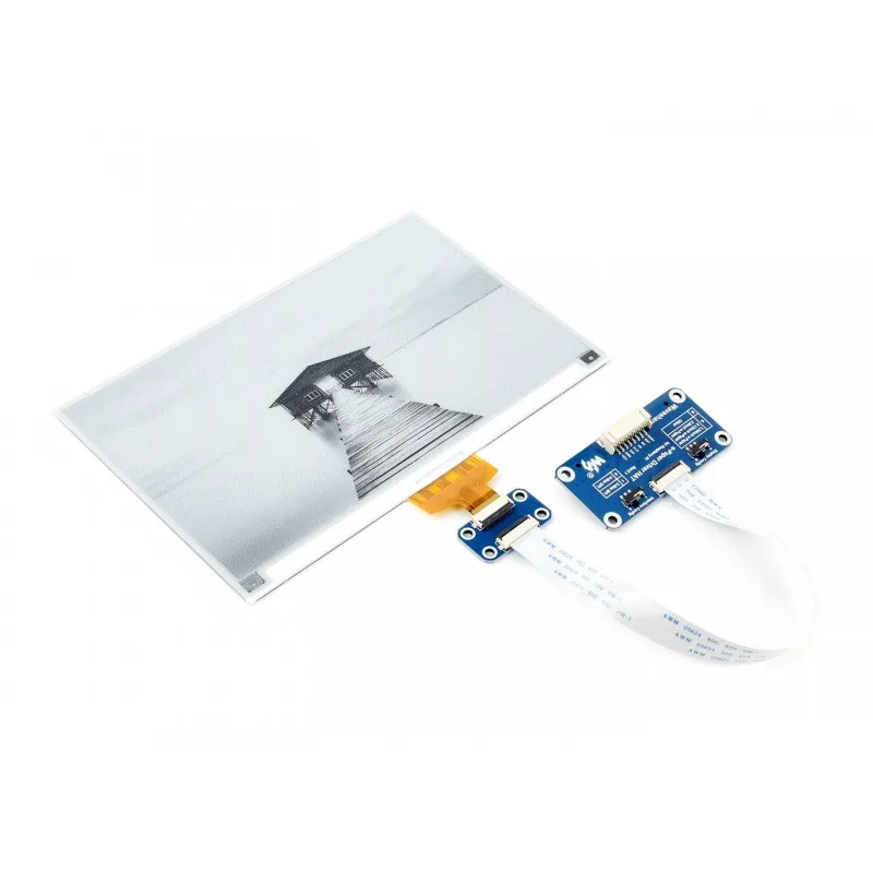 Raspberry Pi 7 5 дюймов HD E-бумага E-Ink Display 880 × 528 пикселей черный белый двухцветный