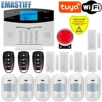 wired wireless wifi gsm security alarm system with automation intercom remote control autodial ios android smart home alarm kit