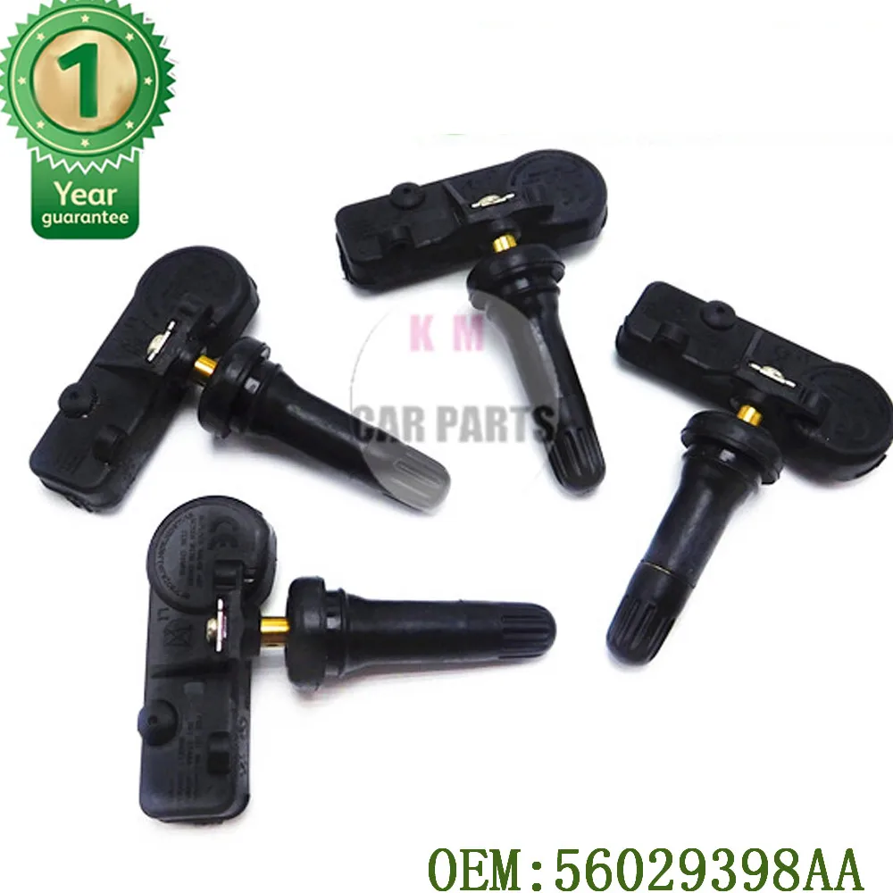 Набор 4 шт. 56029398AA 56029398AB TPMS датчик давления в шинах s для Chrysler Town кантри джип Гранд