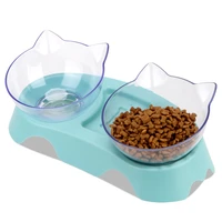 dog food water feeder double pet bowl puppy cat water food bowls pet supplies dog accessories drinking dish material pc