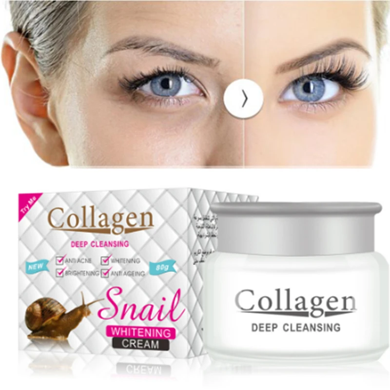 Мощный мульти эффект экстракт улитки коллагеновый крем устраняет морщины