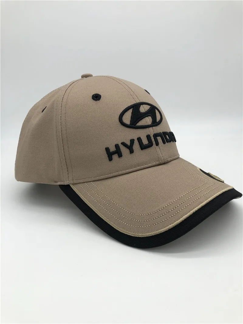 Новинка, бейсболка с вышитым логотипом HYUNDAI, регулируемая бейсболка с капюшоном для мужчин и женщин