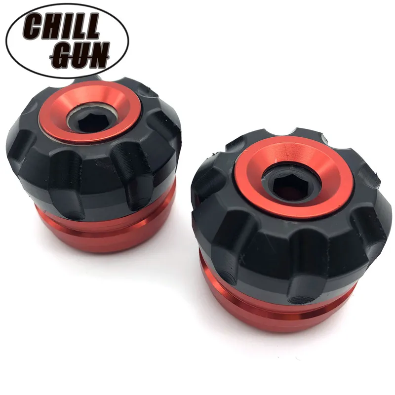 Противоскользящий слайдер для передней и задней оси мотоцикла с ЧПУ защитный