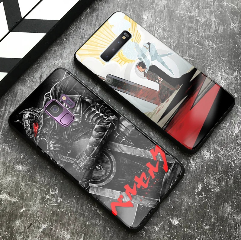 Мягкий силиконовый чехол из закаленного стекла для Samsung Galaxy S8 S9 S10e S10 Note 8 9 10 Plus |