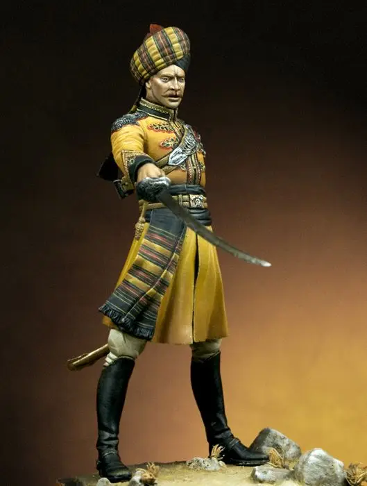 Новая несобранная стойка для старинного офицера 1/24 75 мм (с основанием) статуэтка