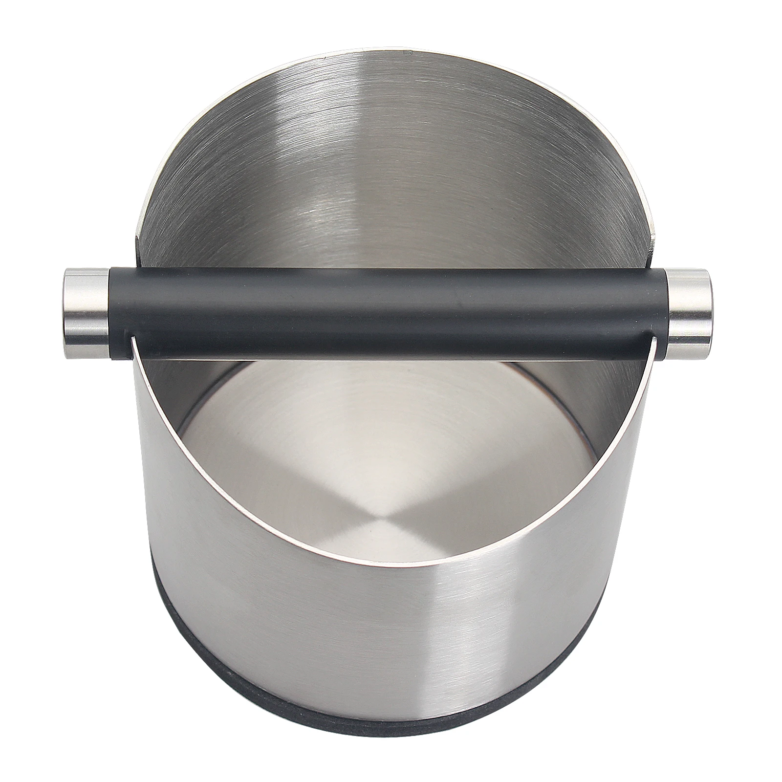 

Barista Anti Slip Shock-Absorbent Espresso Knock Bin Anti Slip Coffee Grind Dump Bin Waste Bin With Detachable Knock Bar