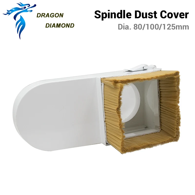Free Postage Spindle Dust Shoe Cover Brush For CNC Router Dia. 80 -125 mm Vacuum Cleaner Milling Machine Tool Инструменты