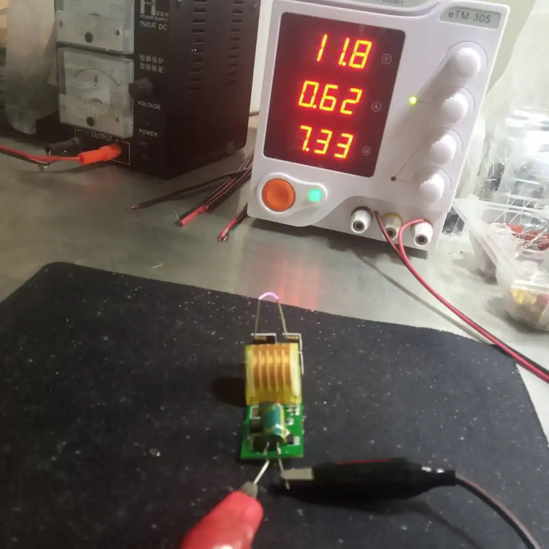 7 4 v-12v Boost 6kv-15kv DC Тип зажигания Arc Катушка низкого тока Высокое напряжение пакет