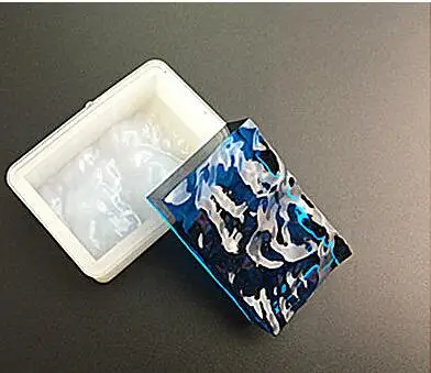 7 шт./лот круглая квадратная форма для подвесок в форме эпоксидных линий