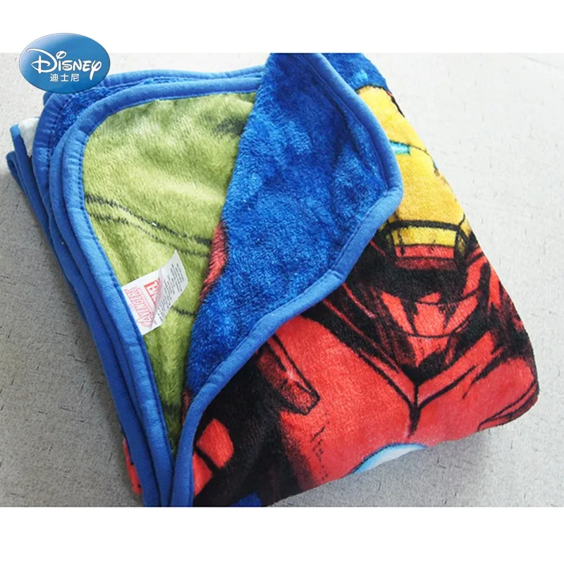 Disney "Человек-паук" Капитан Америка коралловые флисовые Одеяла Пледы для