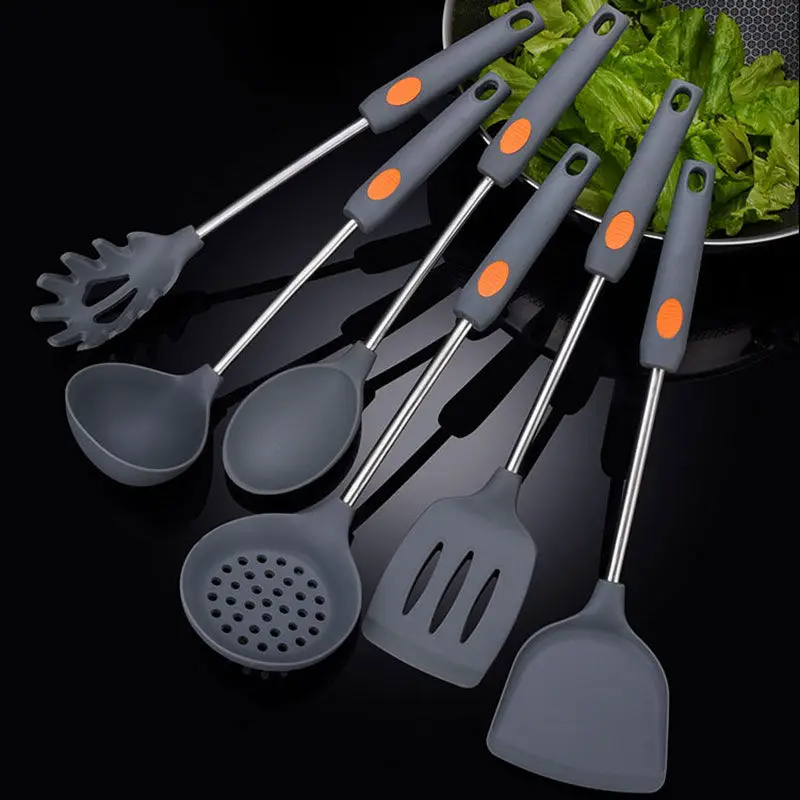 6 шт. силиконовых кейсов Кухня посуда Пособия по кулинарии набор инструментов для