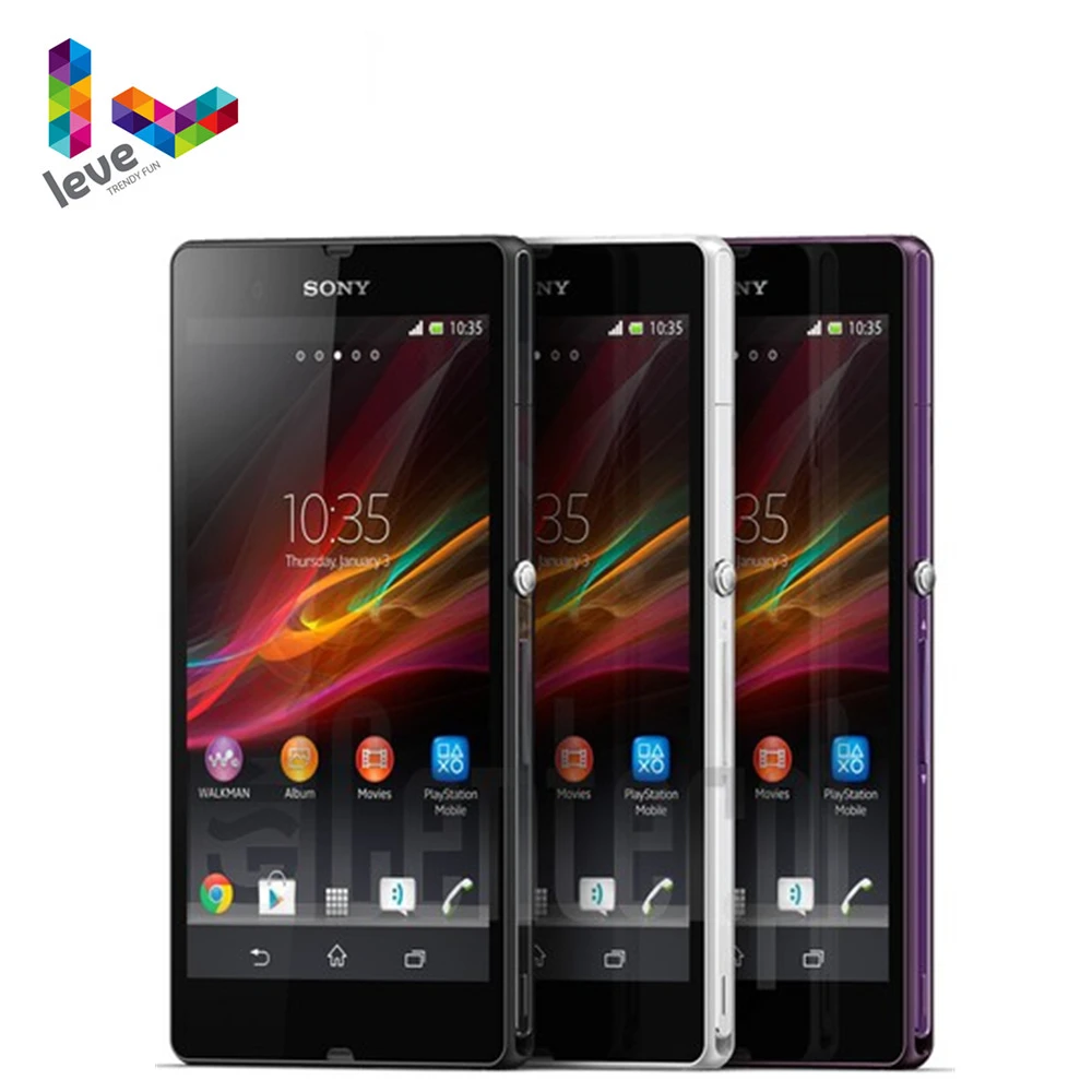 Sony Xperia Z L36h C6603 4G LTE kilitli cep telefonu 5.0 