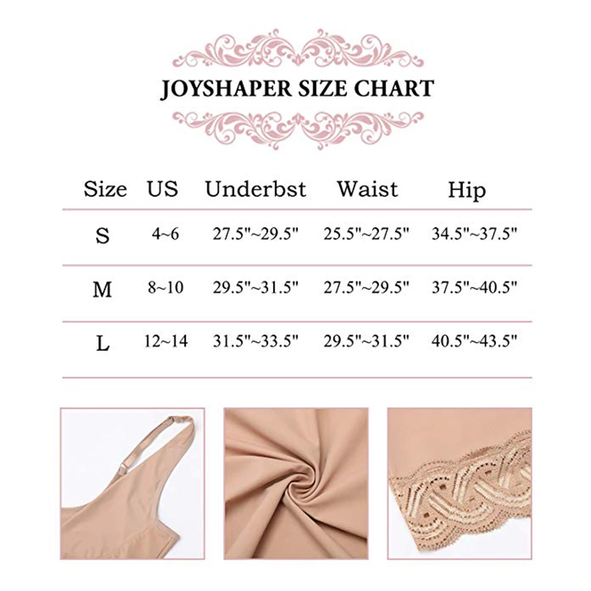 

Joyshaper Women Shapewear Underwear Control Slips Push Up Dress Slimming Body Shaper Tummy Control Underskirt Butt Lifter Sexy
