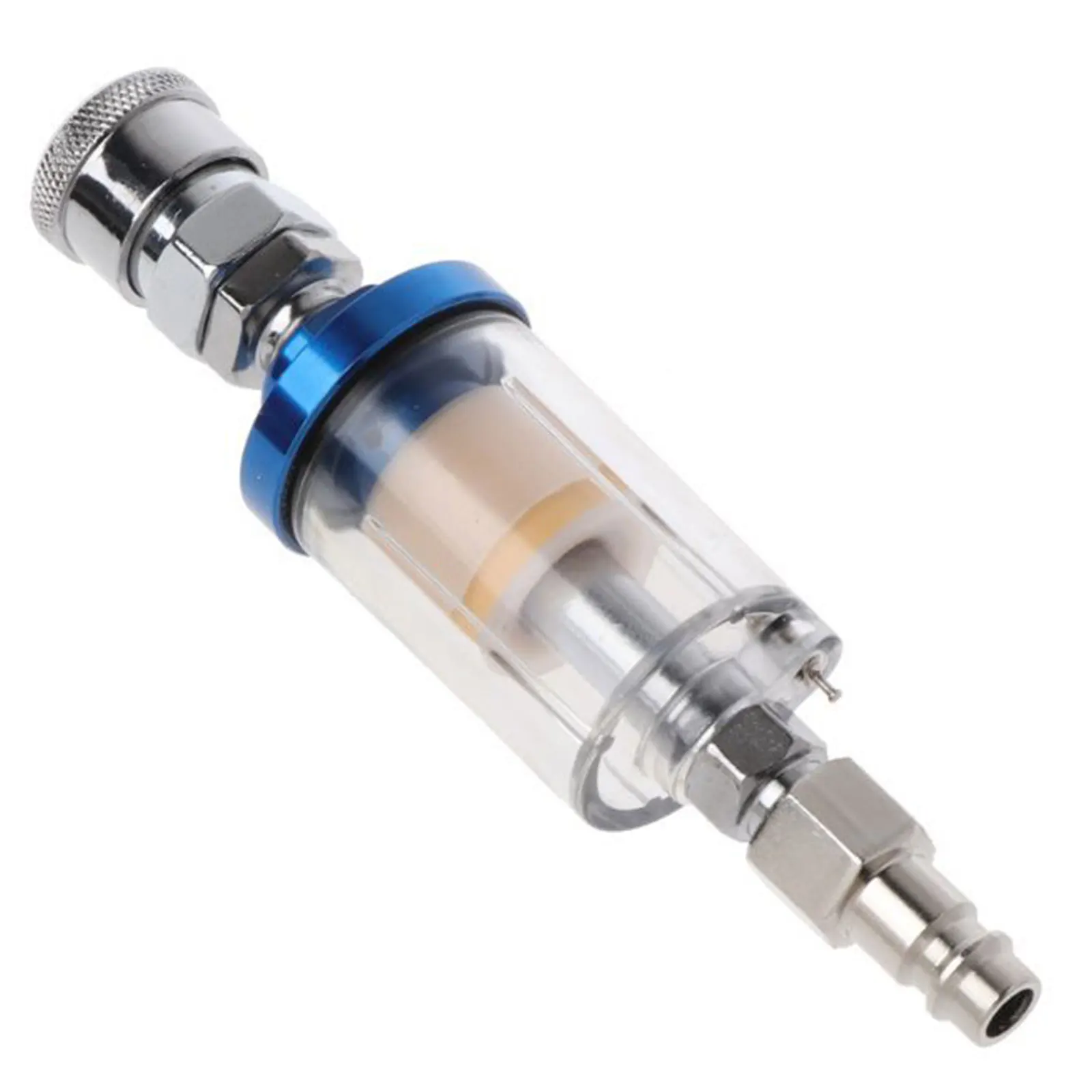 

Spray Gun Air Regulator Spray Gun 1/4in Air Line Mini Filter In-line Water Trap Filter Tool Water Car Auto Repair Painting Tool