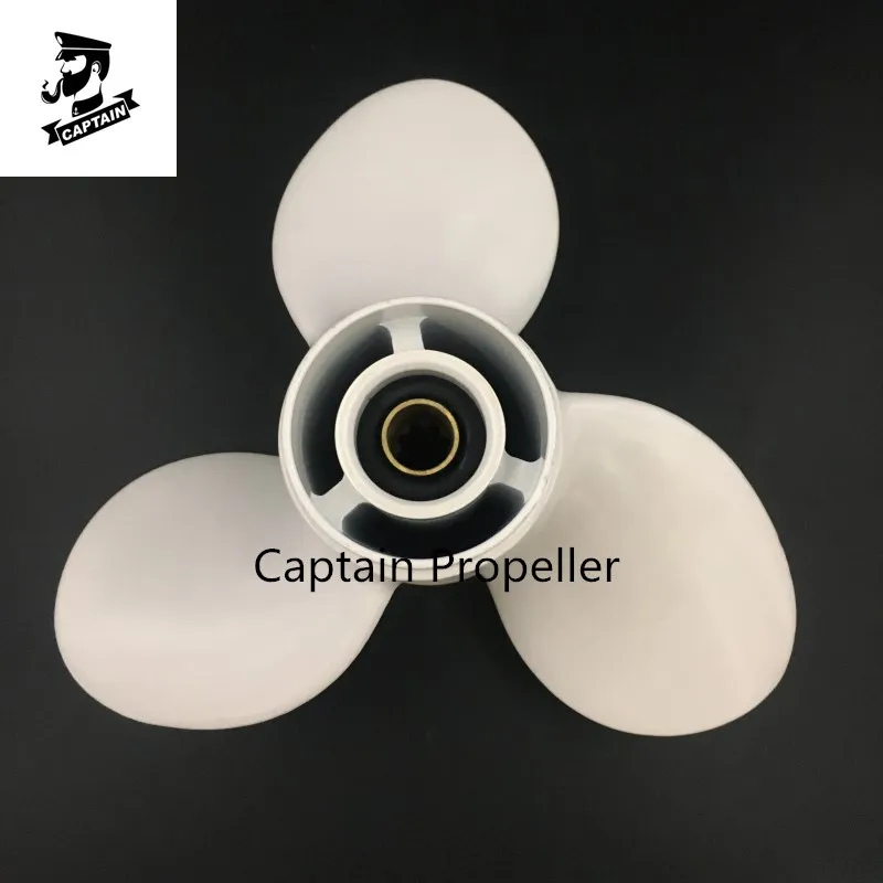 Подвесные двигатели Captain Propeller 9 1/4x11 подходят для Yamaha HP F9.9 15HP F15C F15 F20 алюминиевые 8