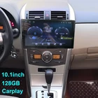 Автомагнитола 2 Din, 128 Гб ПЗУ, 10,1 дюйма, с поворотным экраном, мультимедийный видеоплеер для Toyota Auris 2011, GPS, Стерео Авторадио, головное устройство