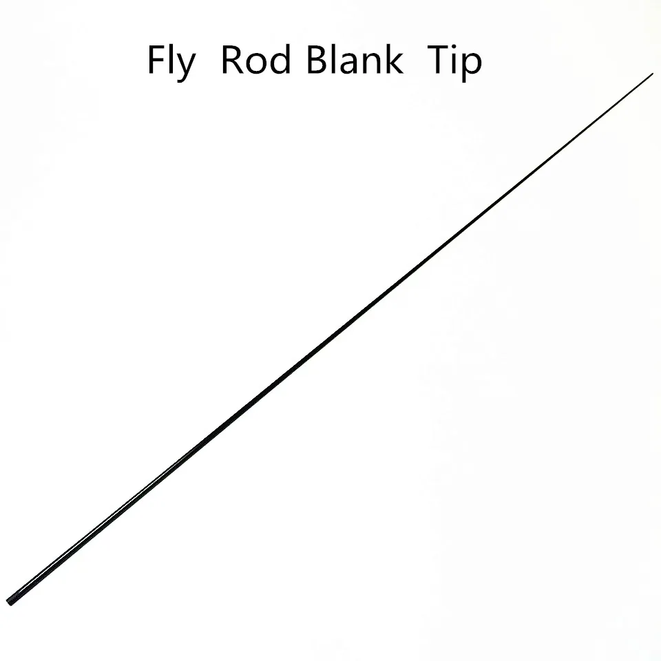 NooNRoo IM8 Nymph Fly Rod Blank среднее действие прозрачный черный цвет 100% углерод частный