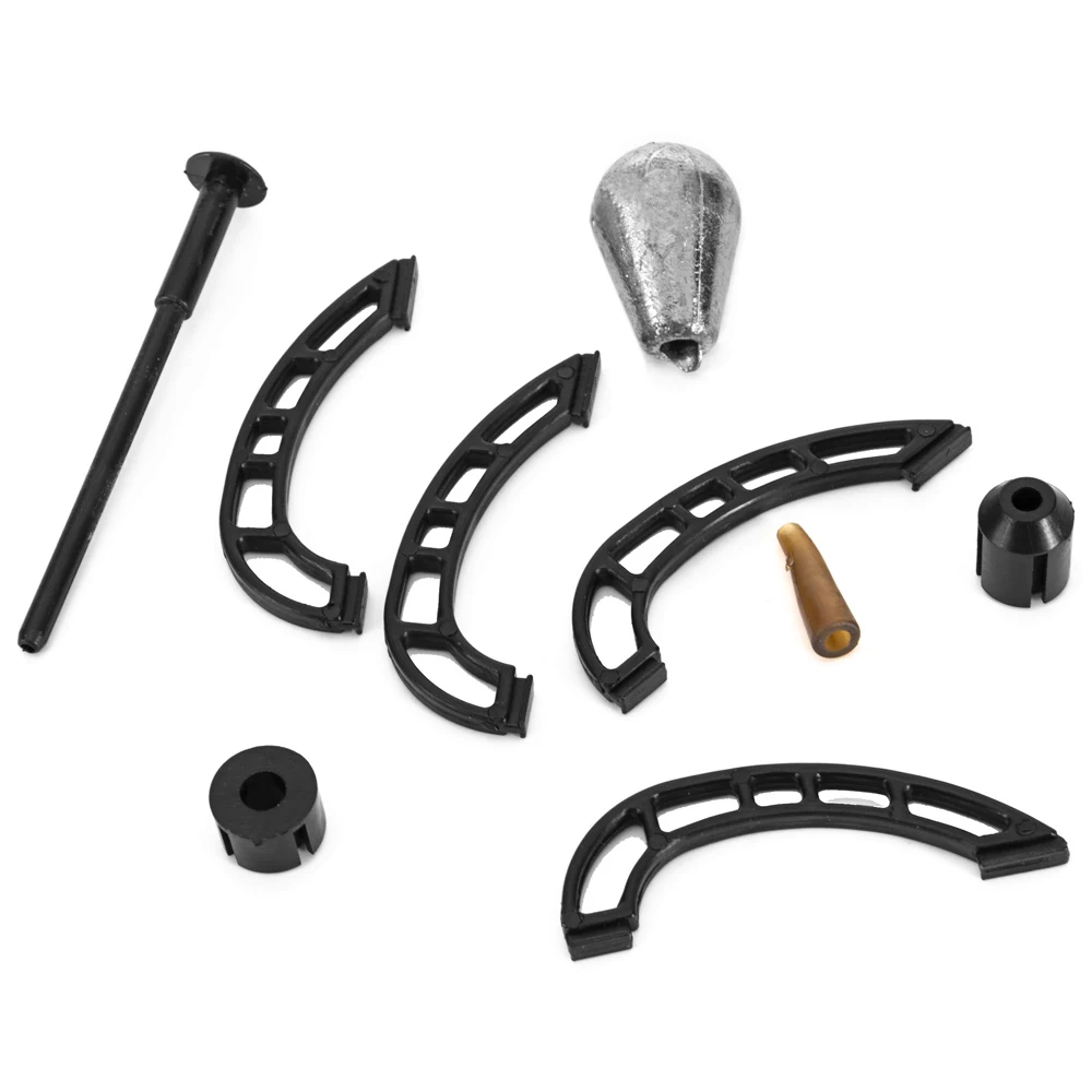 Карп Рыболовная Приманка-Фидер клетка Приманка Держатель Черный ABS чистая